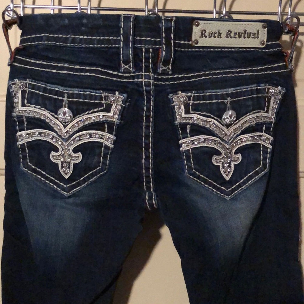 Rock Revival Skinny Jeans.